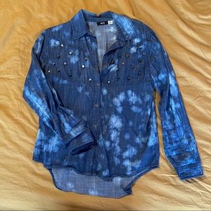 BDG Acid Wash Denim Button Up